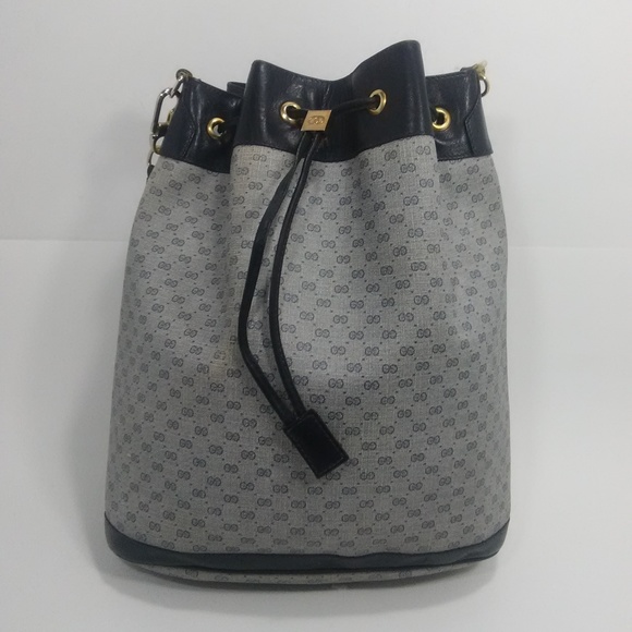 Gucci Handbags - Vintage GUCCI Monogram Drawstring Bucket Bag